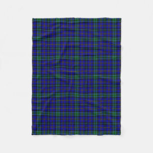 Scottish Clan Weir Tartan Plaid Fleece Blanket