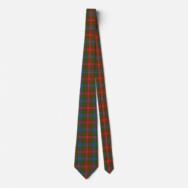 Scottish Clan Wilson Tartan Plaid Neck Tie (Front)