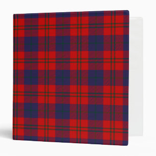 Scottish Clan Witherspoon Tartan Plaid 3 Ring Binder