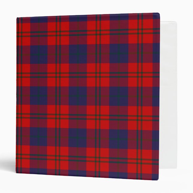 Scottish Clan Witherspoon Tartan Plaid 3 Ring Binder (Front/Inside)