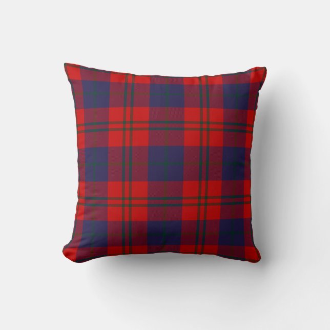 Scottish Clan Witherspoon Tartan Plaid Throw Pillow (Front)