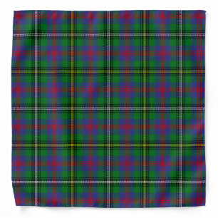 Scottish Clan Wood Tartan Plaid Bandana
