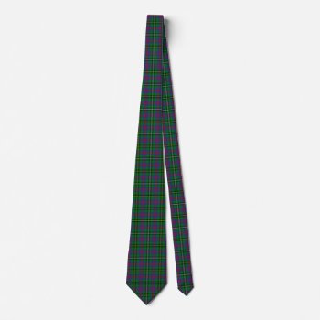 Scottish Clan Wood Tartan Plaid Neck Tie by thecelticflame at Zazzle