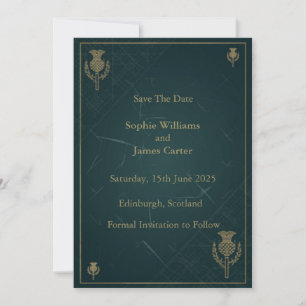 Scottish Claymore Swords Save the Date