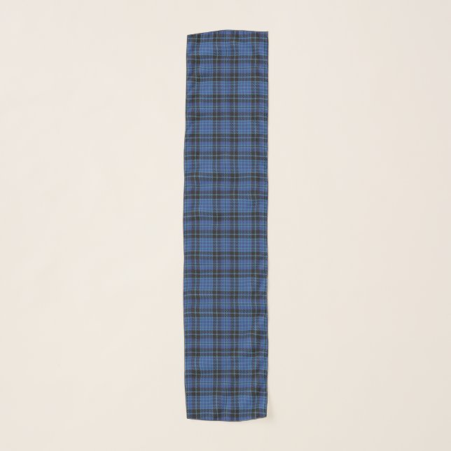 Scottish Clergy Tartan Plaid Scarf (Front)