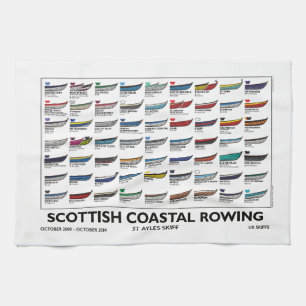 Scottish Coastal Rowing Skiffs - First 5 Years Towel