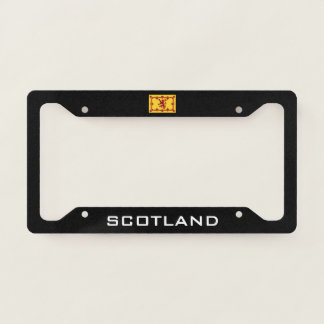 Scottish Coat of Arms Scotland Black License Plate Frame