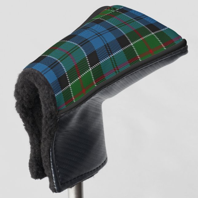 Scottish Colors Clan Colquhoun Tartan Plaid Golf Head Cover (3/4 Front)