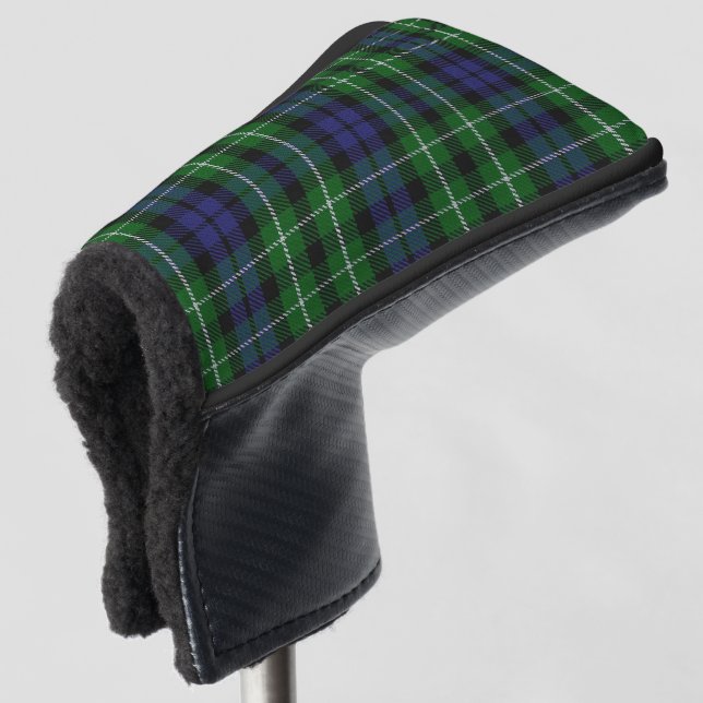Scottish Colors Clan Graham Tartan Plaid Golf Head Cover (3/4 Front)