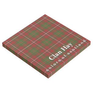 Scottish Colors Clan Hay Tartan Gallery Wrap
