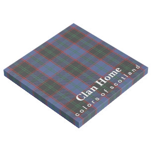 Scottish Colors Clan Home Hume Tartan Gallery Wrap