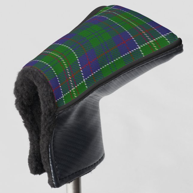 Scottish Colors Clan Hunter Tartan Plaid Golf Head Cover (3/4 Front)