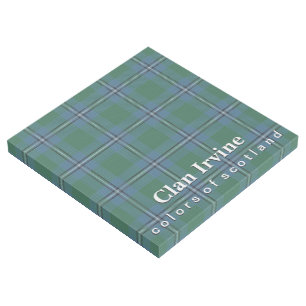 Scottish Colors Clan Irvine Tartan Gallery Wrap