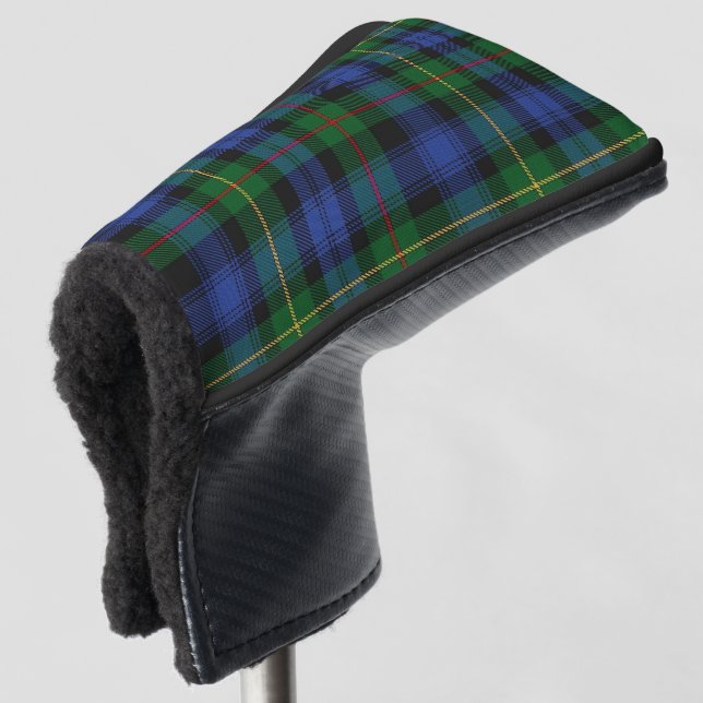 Scottish Colors Clan MacEwen Tartan Plaid Golf Head Cover (3/4 Front)