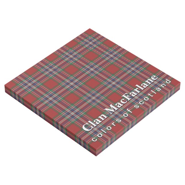 Scottish Colors Clan MacFarlane Tartan Gallery Wrap (3/4)