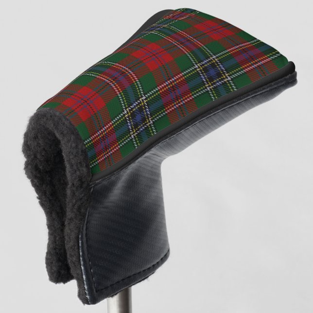 Scottish Colors Clan MacLean Tartan Plaid Golf Head Cover (3/4 Front)