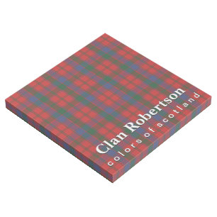Scottish Colors Clan Robertson Tartan Gallery Wrap
