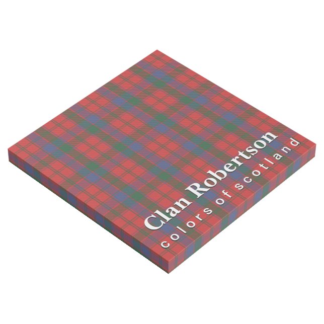 Scottish Colors Clan Robertson Tartan Gallery Wrap (3/4)