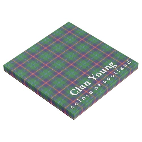 Scottish Colors Clan Young Tartan Gallery Wrap