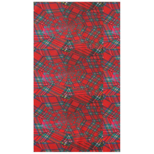 scottish coloured vortex on tablecloth