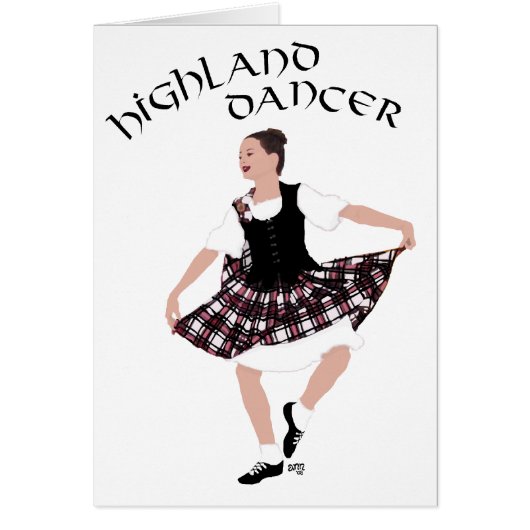 Scottish Country Dancer Cards (Front)