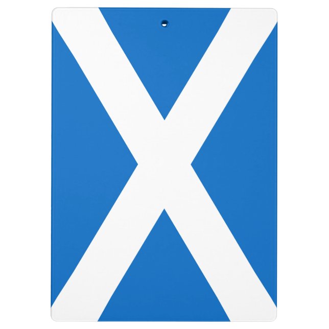Scottish Cross Scotland Colors Clipboard (Back)