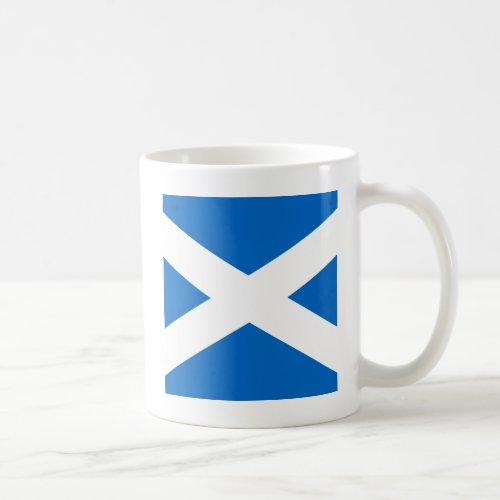 Scottish Cross Scotland Colors Coffee Mug