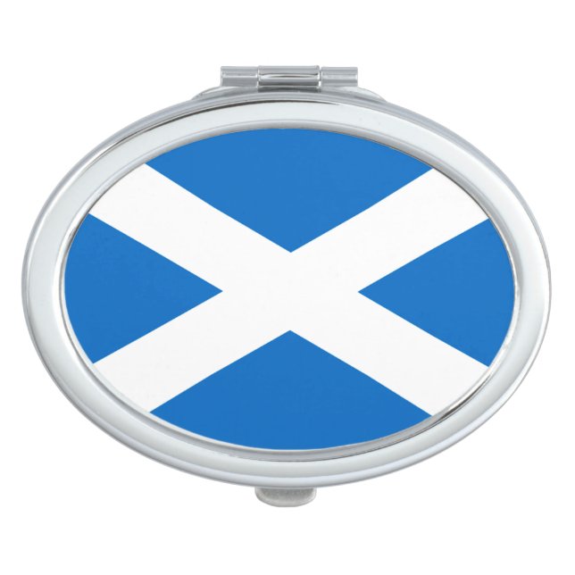 Scottish Cross Scotland Colors Compact Mirror (Front)