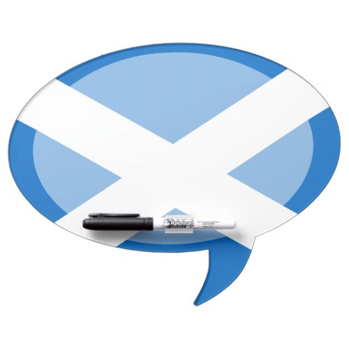 Scottish Cross Scotland Colors Dry Erase Board