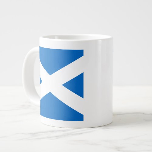 Scottish Cross Scotland Colors Giant Coffee Mug
