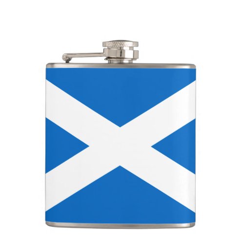 Scottish Cross Scotland Colors Hip Flask