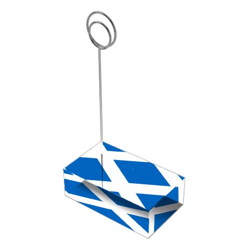 Scottish Cross Scotland Colors Table Card Holder