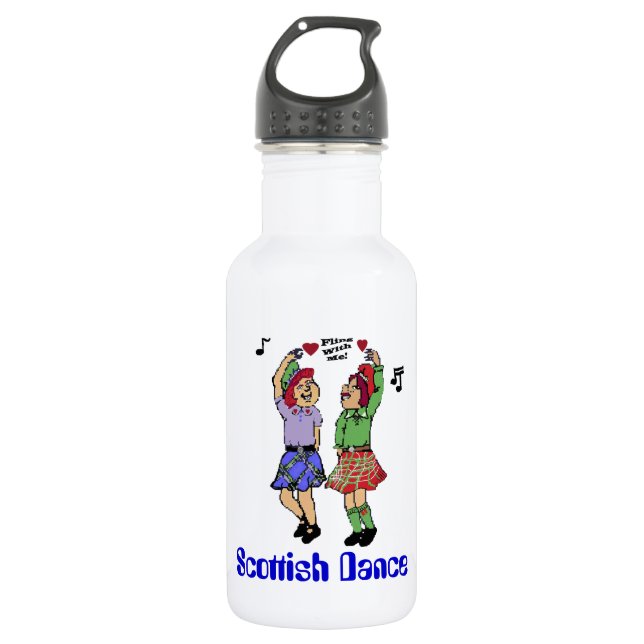 Scottish Dance Water Bottle (Front)