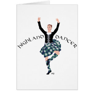 Scottish Dancer Highland Fling Cards