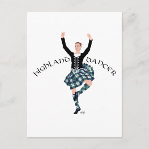 R&L Postcard Batch Artist Pinnacle 111 Romantic Scottish Dancing 