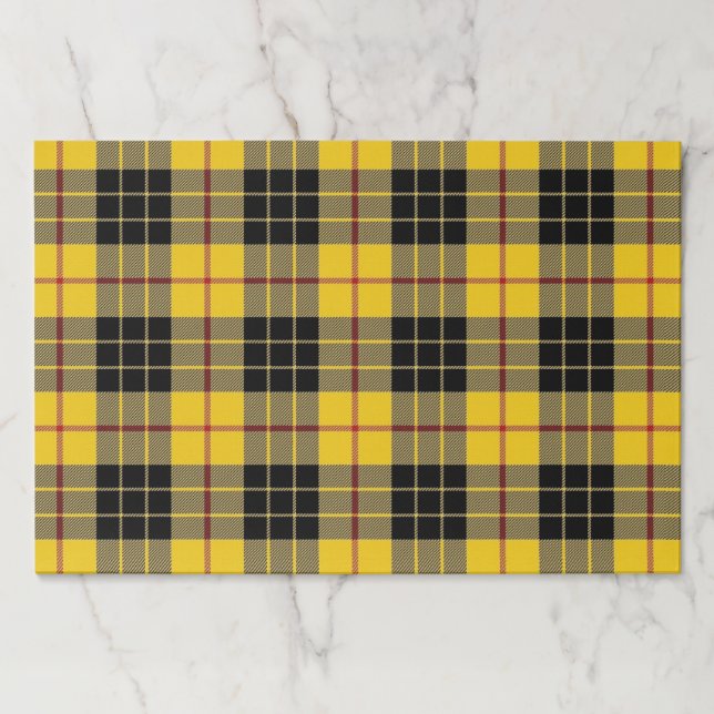 Scottish Decor Clan MacLeod of Lewis Tartan Paper Pad (Front)