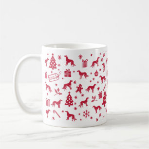 Scottish Deerhound Christmas Design Coffee Mug