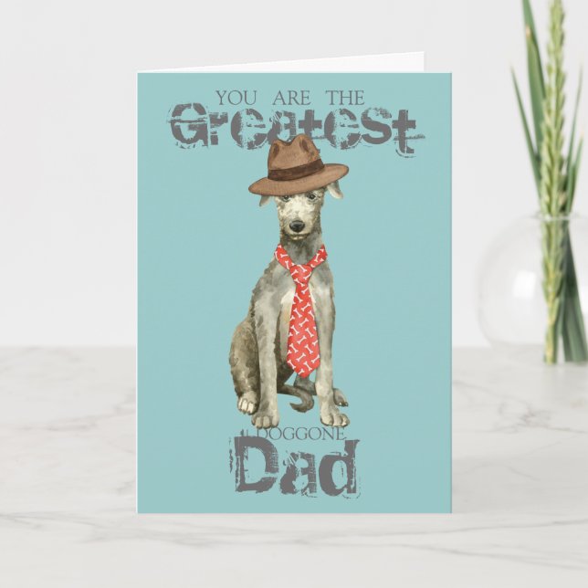 Scottish Deerhound Dad Card (Front)