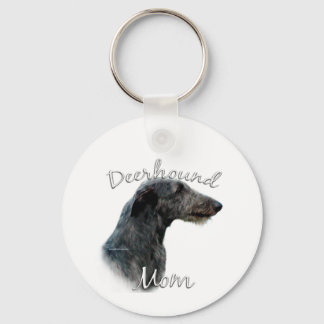 Scottish Deerhound Mom 2 Keychain