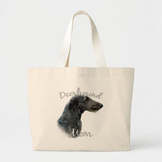 Scottish Deerhound Mom 2 Large Tote Bag