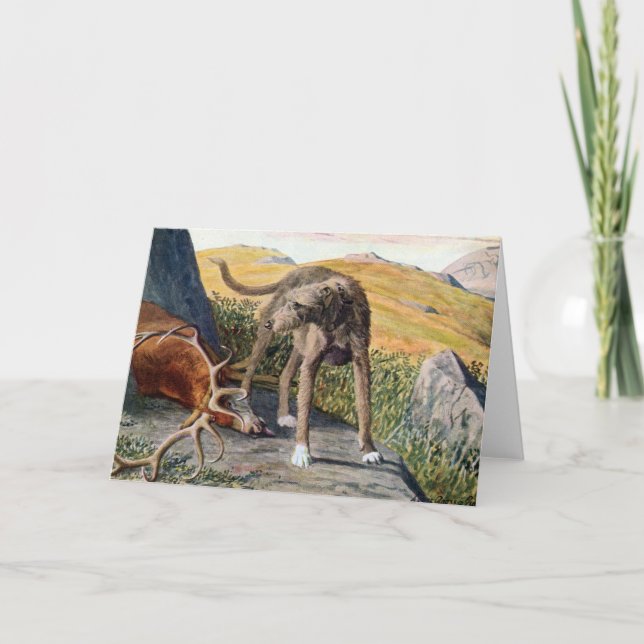 Scottish Deerhound Notecard (Front)