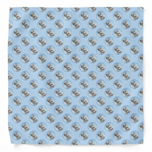 Scottish Deerhound Painting - Cute Original Dog Ar Bandana