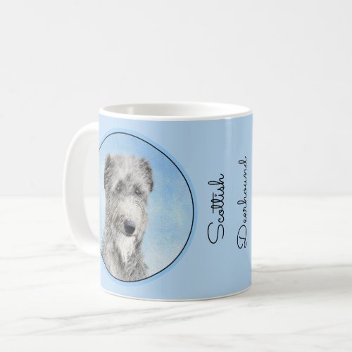 Scottish Deerhound Painting _ Cute Original Dog Ar Coffee Mug