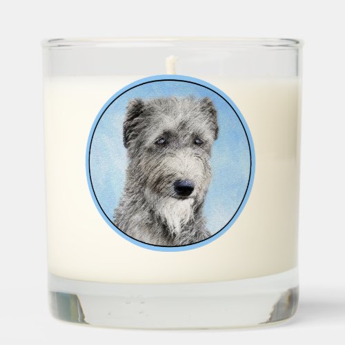Scottish Deerhound Painting _ Cute Original Dog Ar Scented Candle