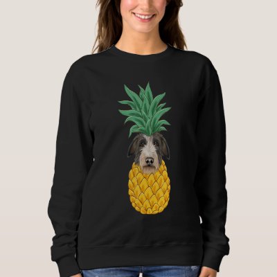 Scottish Deerhound Pineapple Dog Sweatshirt