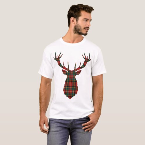 scottish design stag  T-Shirt
