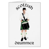 Scottish Drummer - Green Kilt (Front)