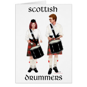 Scottish Drummers Cards