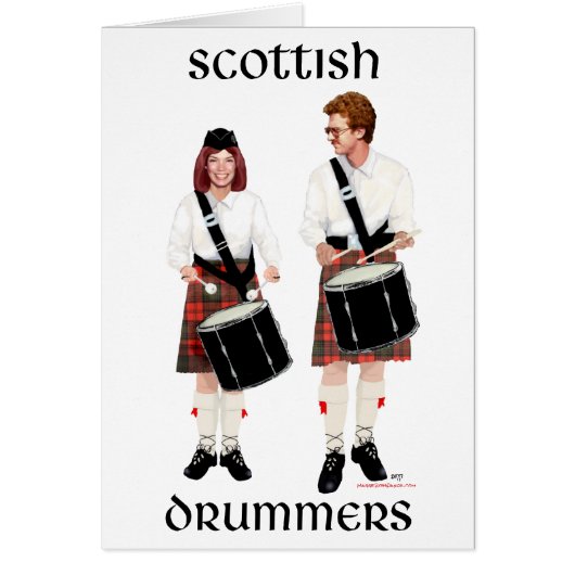 Scottish Drummers Cards (Front)
