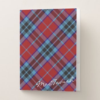 Scottish Effects Clan Mactavish Tartan Pocket Folder by OldScottishMountain at Zazzle